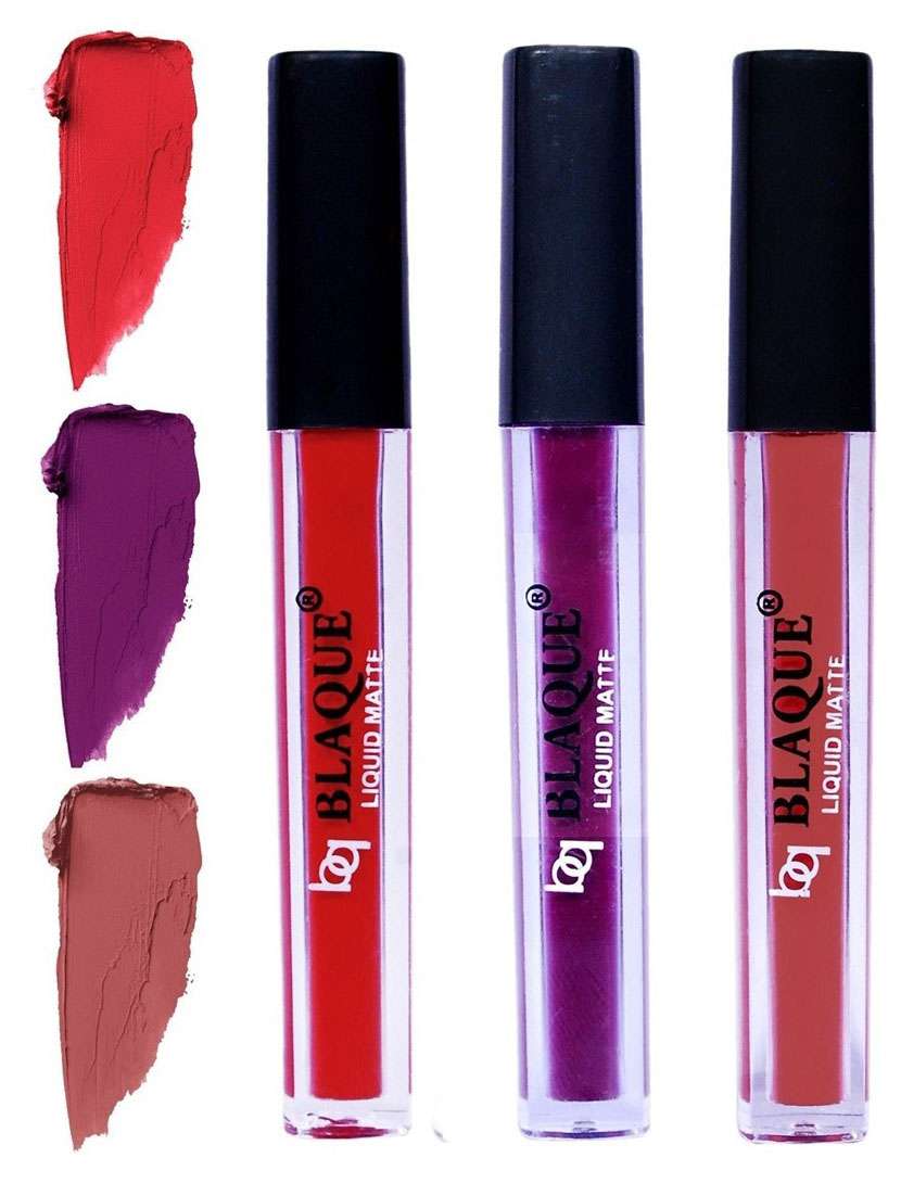 matte liquid lip gloss combo of 3 lipstick # 101-103-113