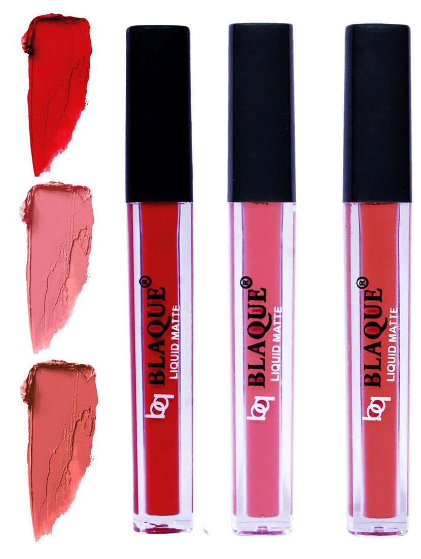 matte liquid lip gloss combo of 3 lipstick # 102-107-112