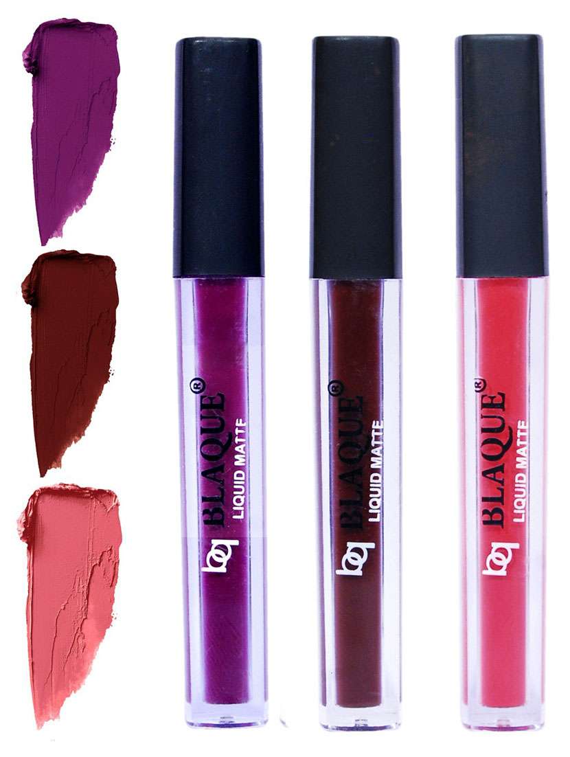 matte liquid lip gloss combo of 3 lipstick # 103-106-111