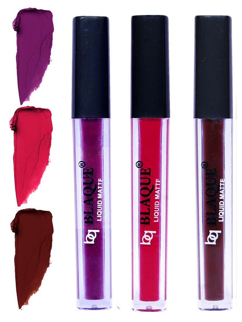 Matte Liquid Lip Gloss Combo Of 3 Lipstick # 103 104 106