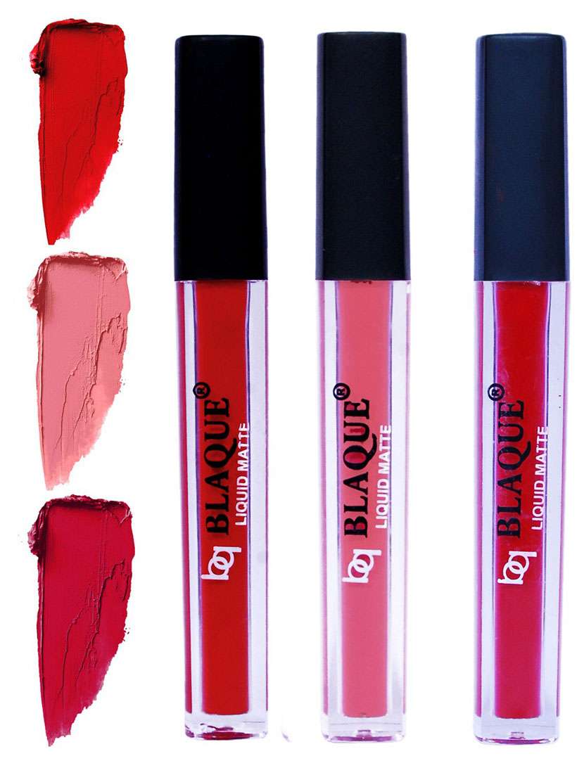 matte liquid lip gloss combo of 3 lipstick # 102-107-109