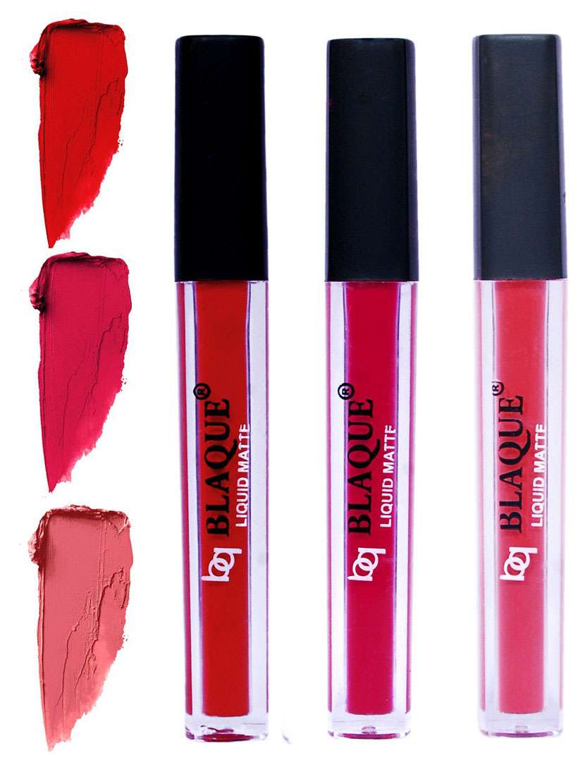 matte liquid lip gloss combo of 3 lipstick # 102-104-111