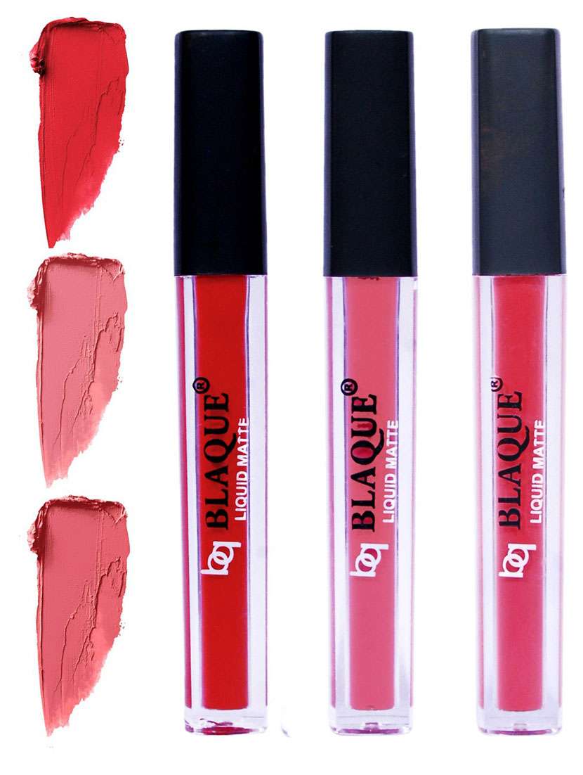 matte liquid lip gloss combo of 3 lipstick # 101-107-111