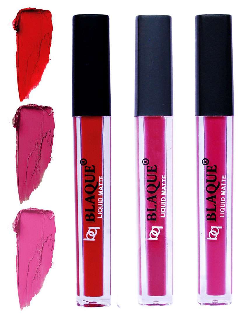 matte liquid lip gloss combo of 3 lipstick # 102-105-110