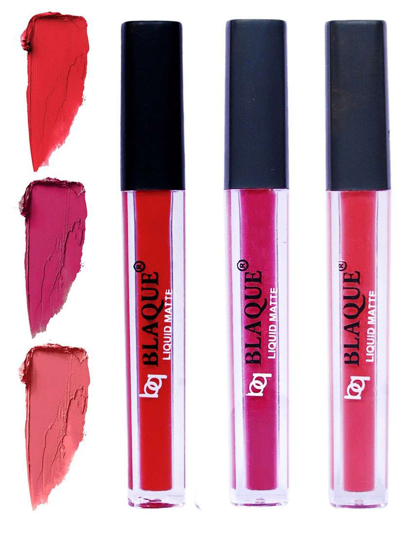 matte liquid lip gloss combo of 3 lipstick # 101-105-111