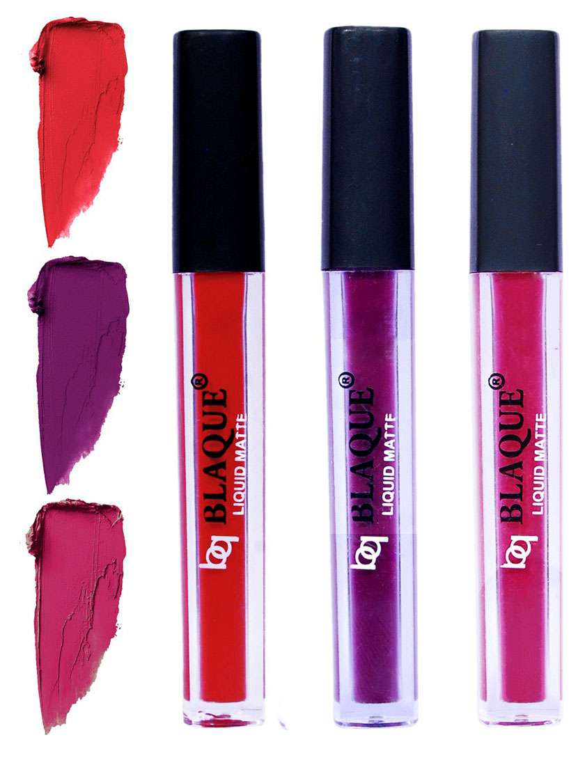 matte liquid lip gloss combo of 3 lipstick # 101-103-105