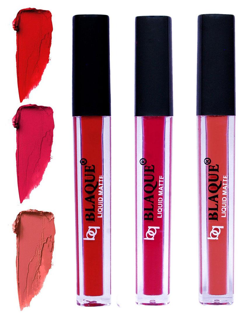 matte liquid lip gloss combo of 3 lipstick # 102-104-112 - 18767616 - Zoom Image - 0