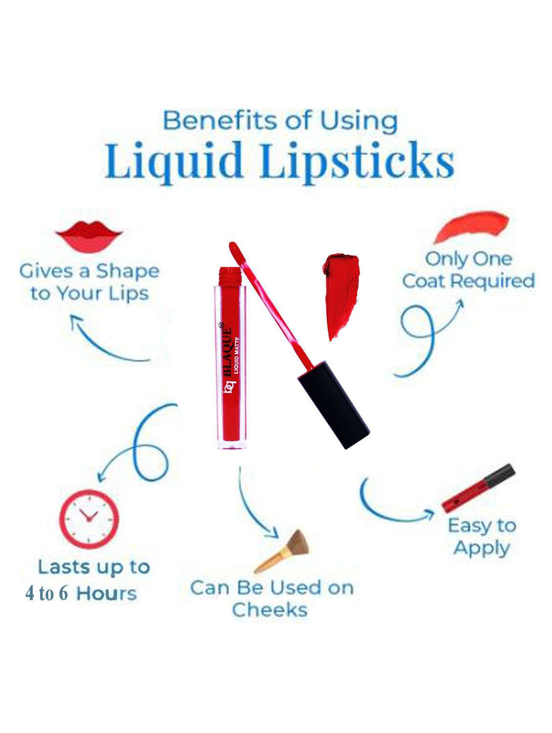 matte liquid lip gloss combo of 3 lipstick # 102-111-113 - 18767617 -  Standard Image - 1