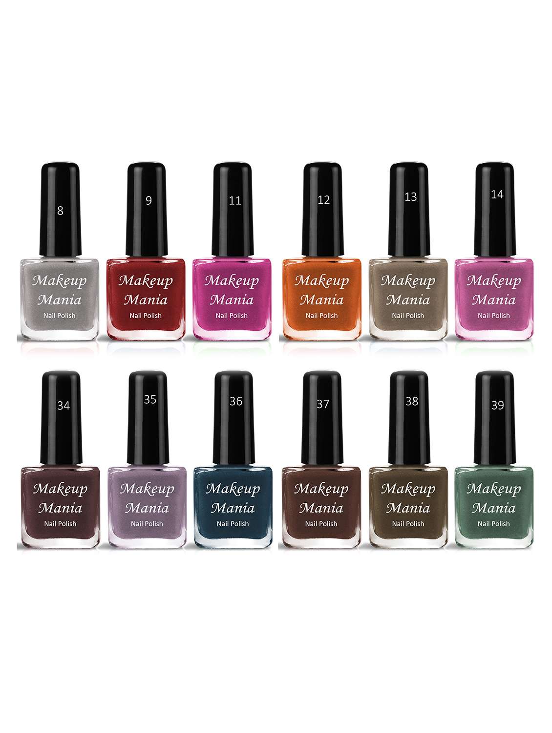 nail polish set::nail polish combo::nail polish::nail paint::matte nail polish