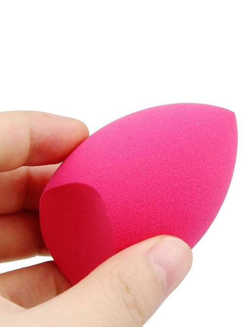 beauty blender puff sponge oval shape - 1 pcs (random color)