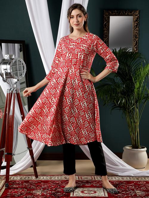 women's flared kurta - 18788377 - Standard Image - 0
