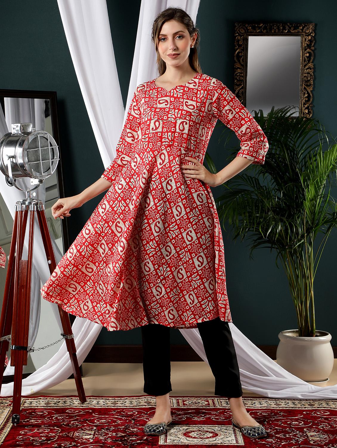 women's flared kurta - 18788377 - Zoom Image - 0