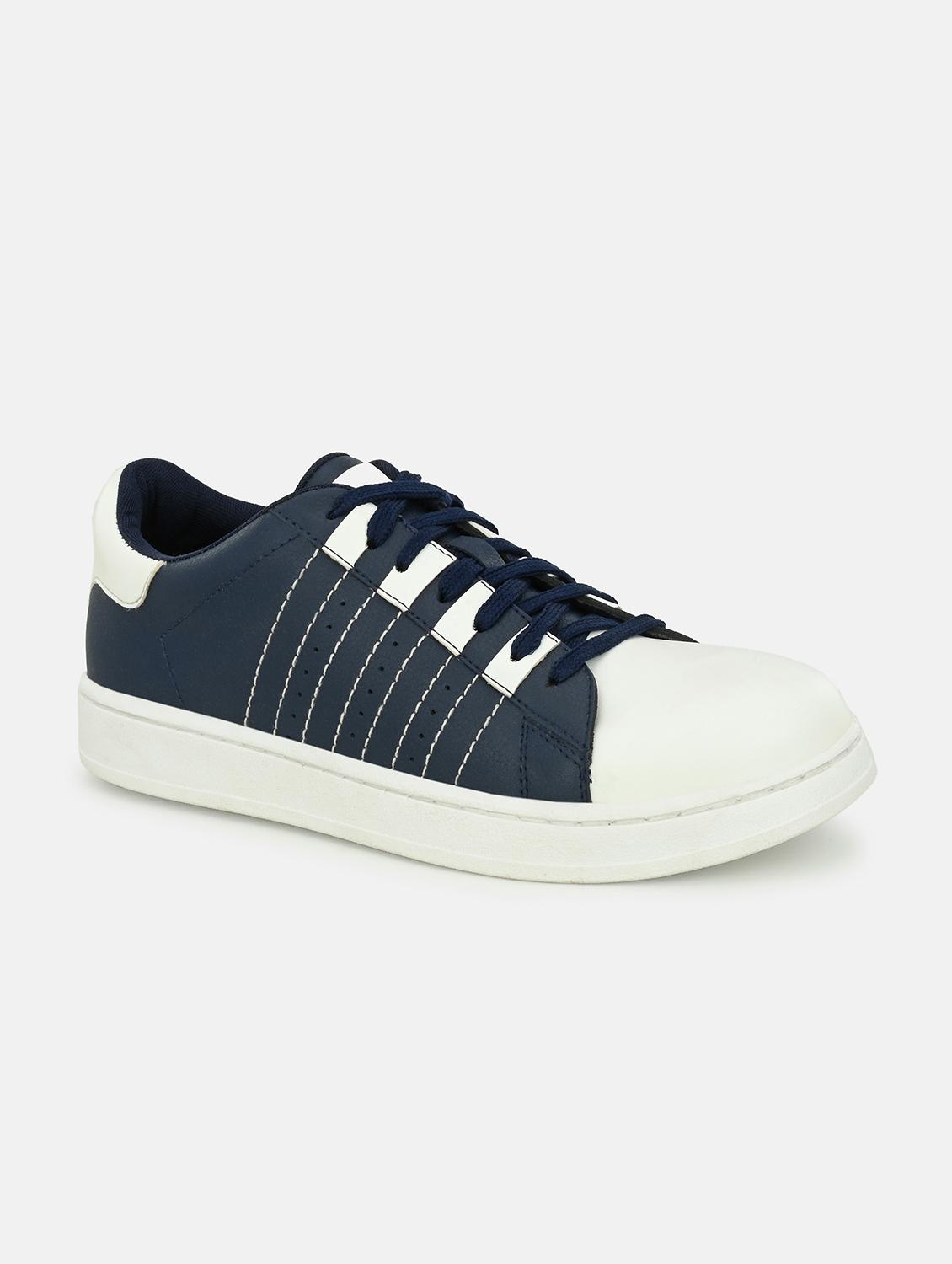 blue synthetic lace up sneakers - 18793900 -  Zoom Image - 0