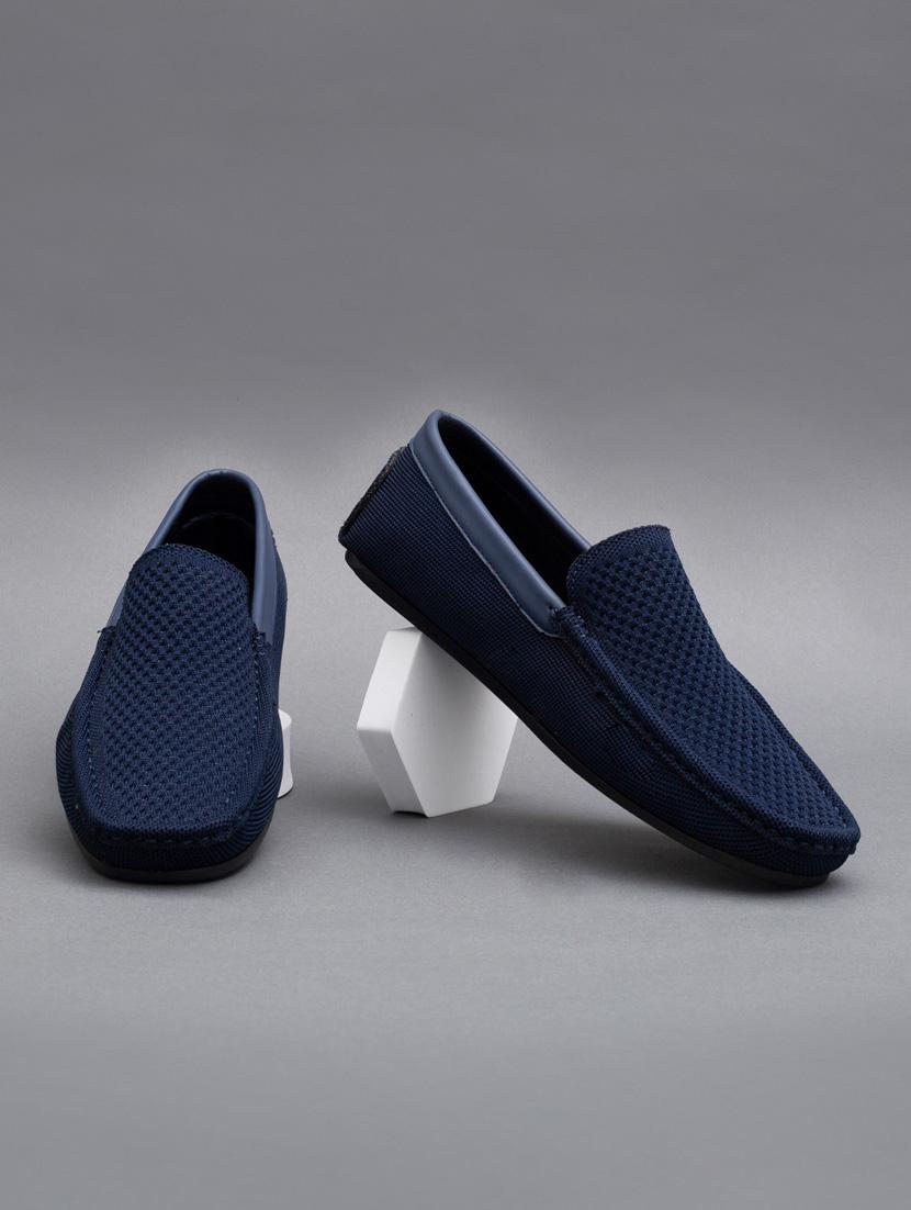 blue mesh & synthetic slip on loafers - 18793920 -  Zoom Image - 0