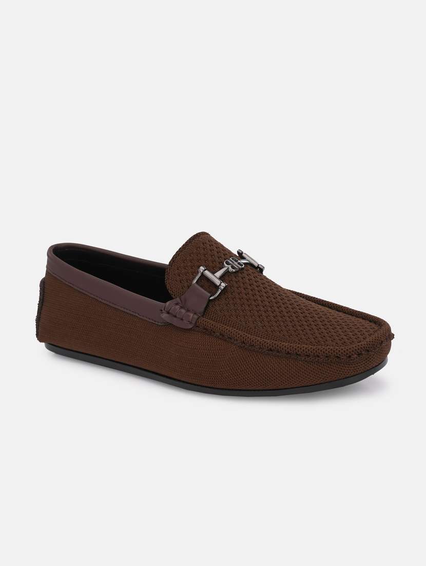 men slip on horsebit loafers