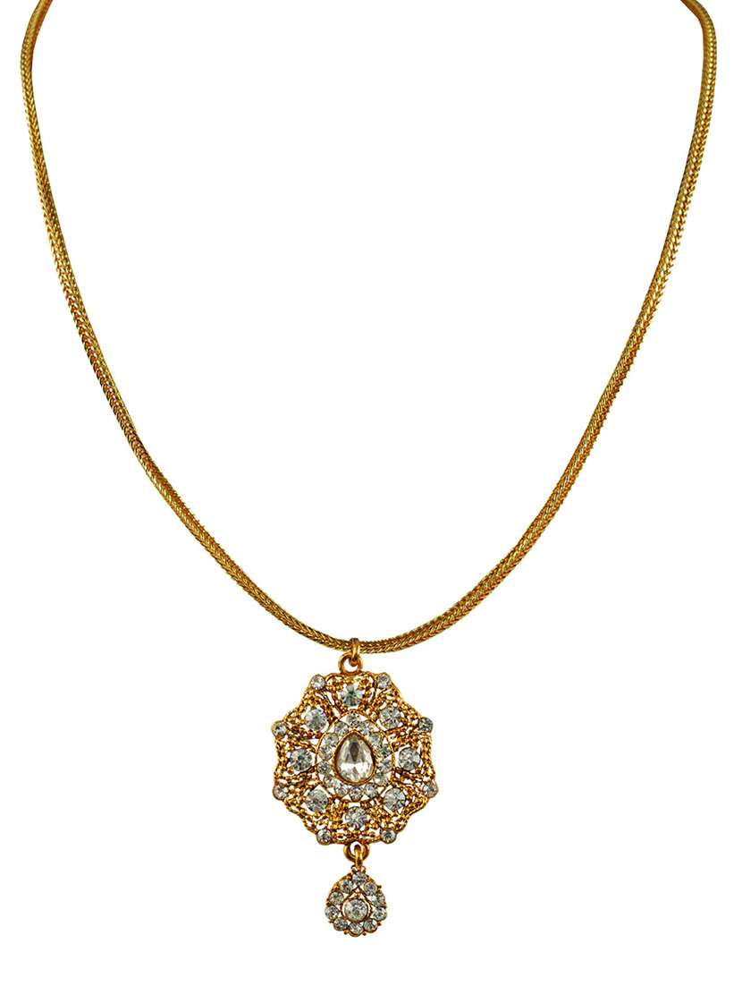 gold brass pendant