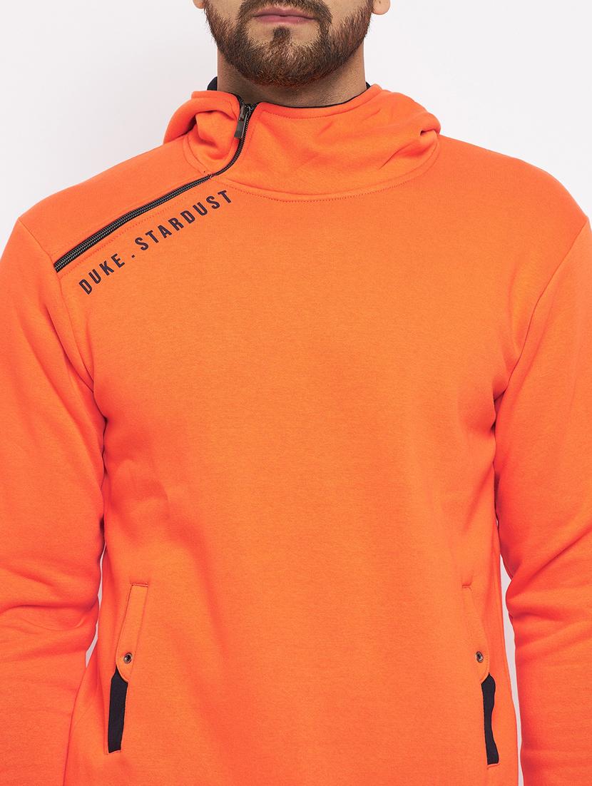 orange coloured hooded sweatshirt - 18801250 - Standard Image - 4