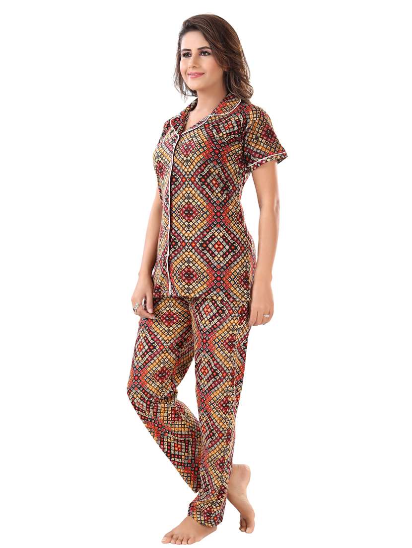 pack of 2printed nightwear combo set - 18801271 - Standard Image - 1