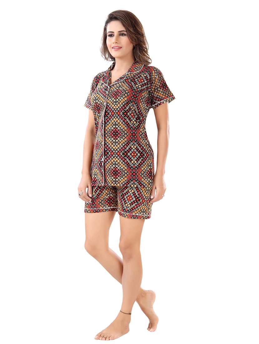 pack of 2printed nightwear combo set - 18801271 - Standard Image - 4