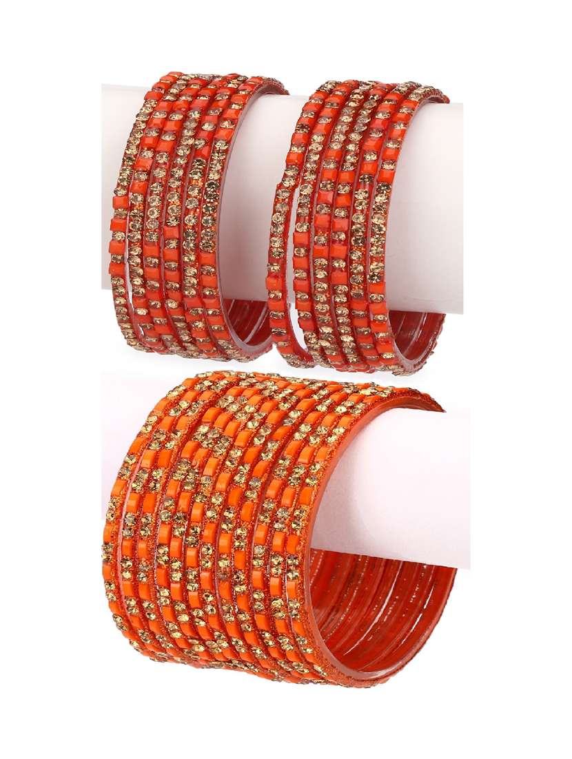 multi colored glass bangle