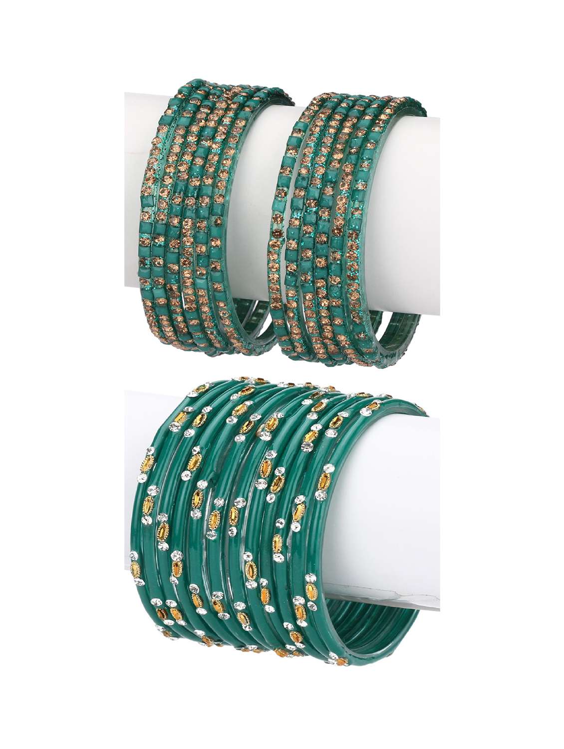 multi colored glass bangle