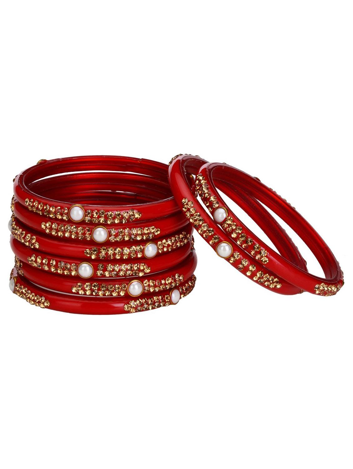 red glass bangle - 18821335 -  Standard Image - 1