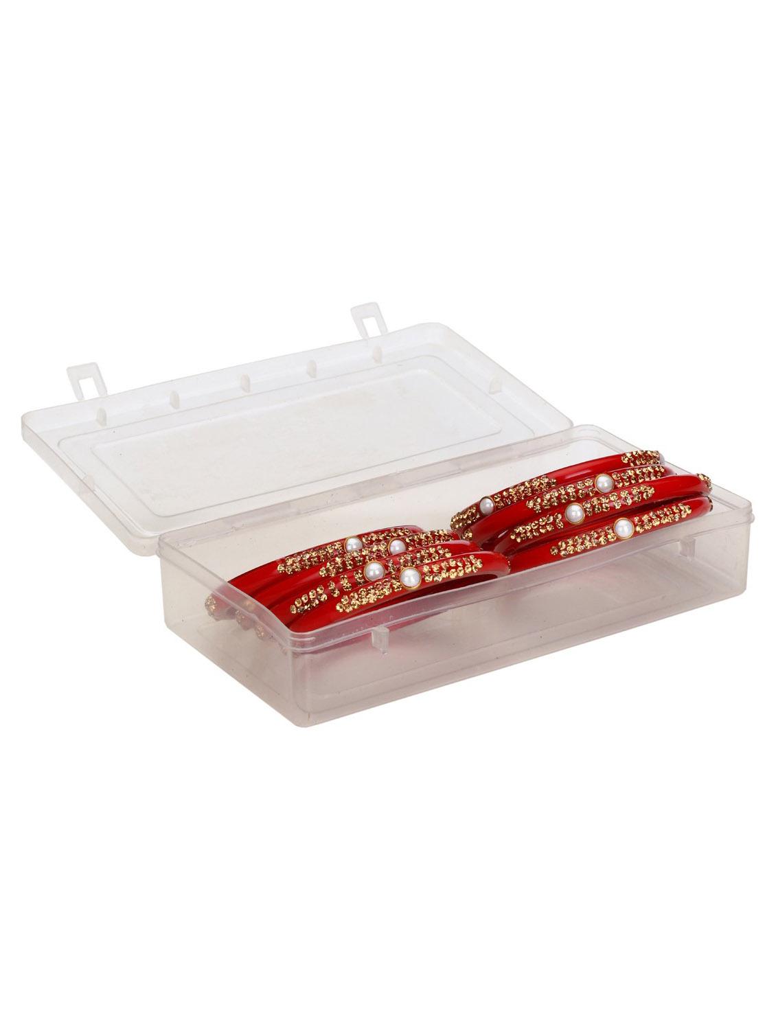 red glass bangle - 18821335 - Standard Image - 4