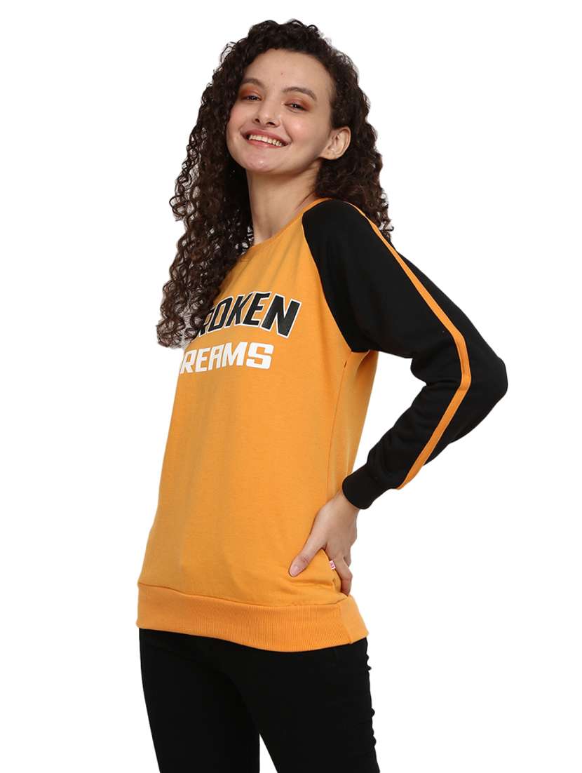 women's chest print sweatshirt - 18823070 -  Standard Image - 1