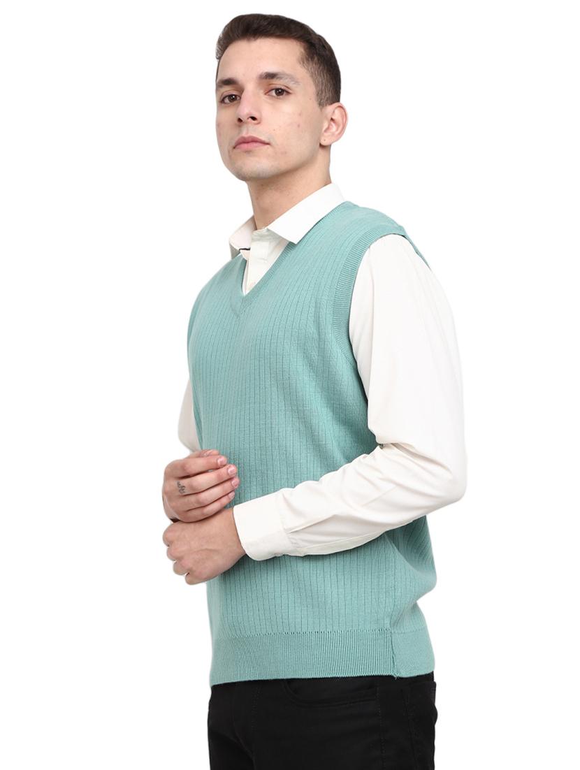v neck self design pullover - 18823086 - Standard Image - 1