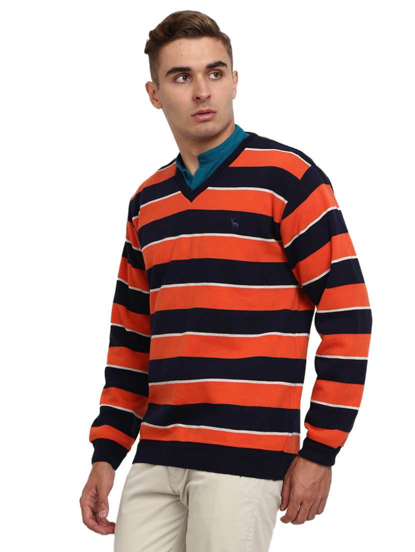 multi colored polyester pullover - 18823109 -  Standard Image - 1