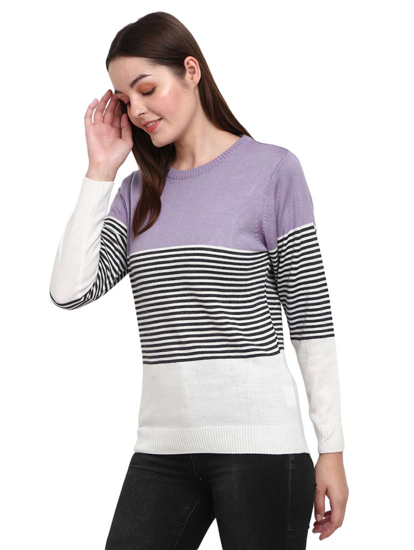 round neck printed pullover - 18823140 -  Standard Image - 1
