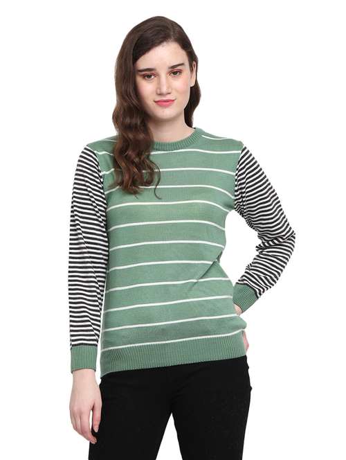 round neck printed pullover - 18823141 -  Standard Image - 0