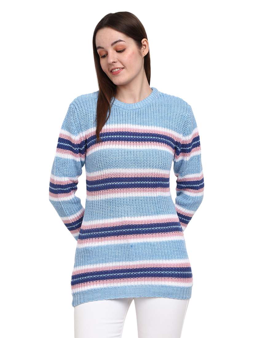 women's striped pullover