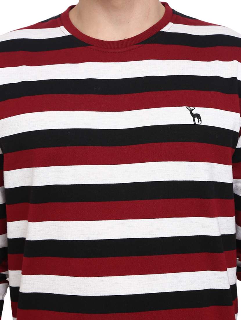 men striped long sleeve regular fit sweatshirt - 18823179 -  Standard Image - 4
