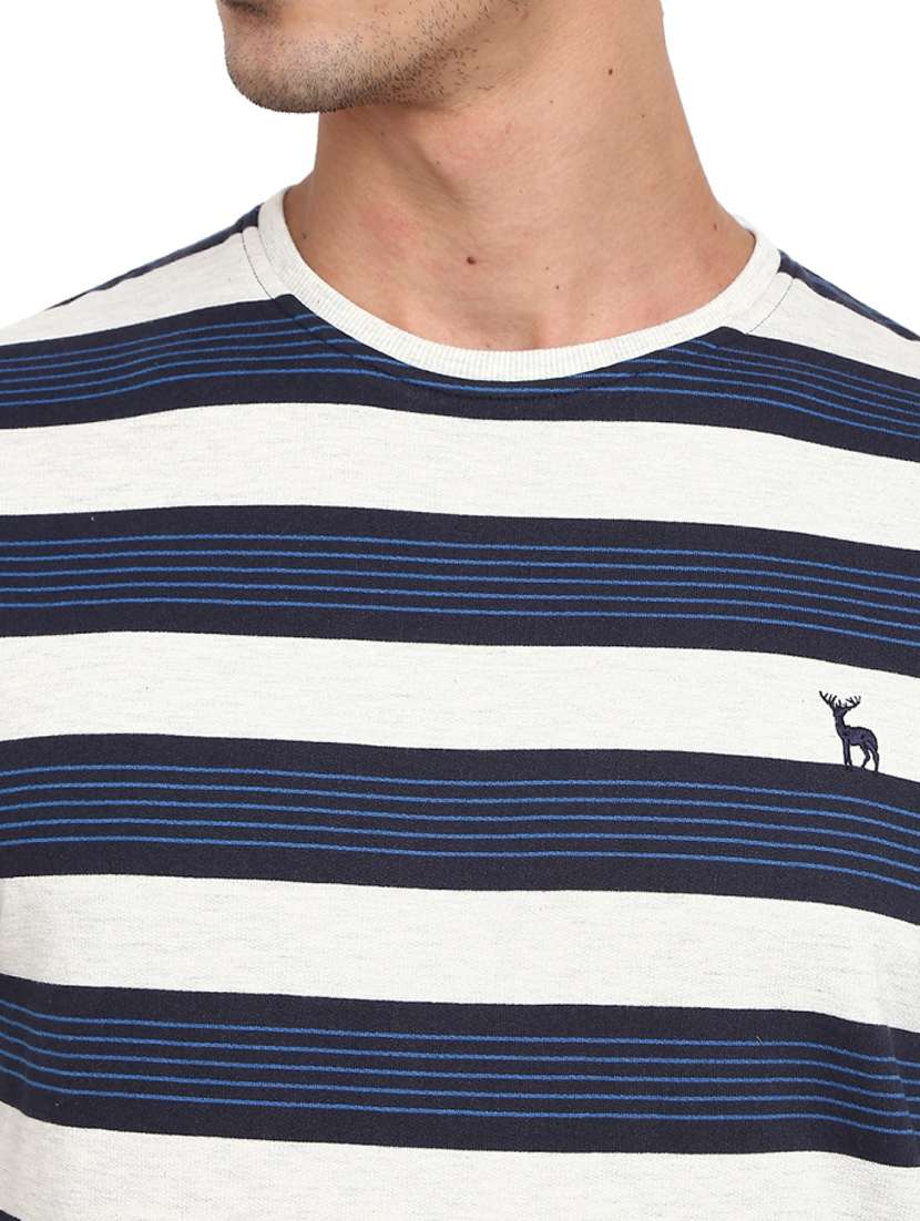 men striped long sleeve regular fit sweatshirt - 18823180 -  Standard Image - 4