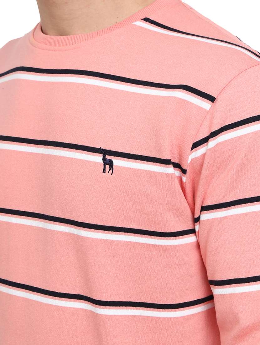 men striped long sleeve regular fit sweatshirt - 18823217 -  Standard Image - 4