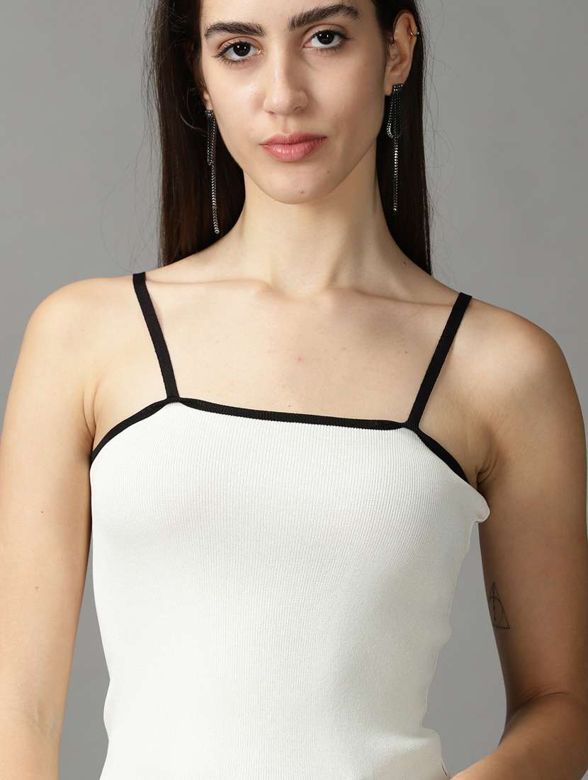 women's straight shoulder strap top - 18824222 -  Standard Image - 4