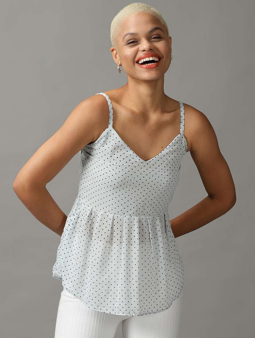 women's peplum sweetheart neck top