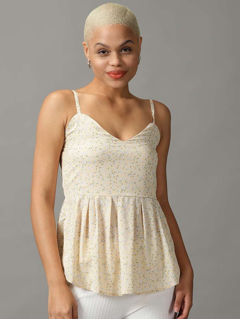 women's peplum v neck top