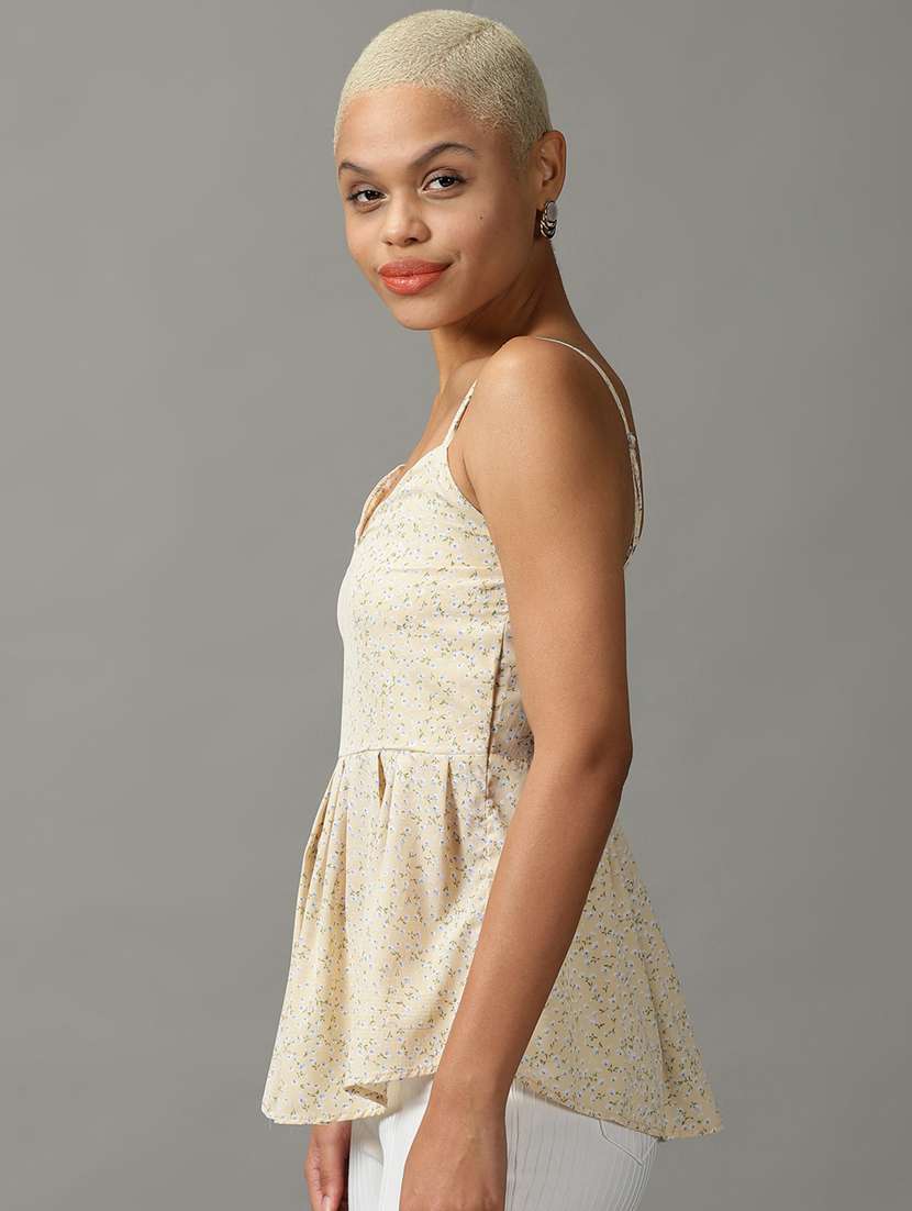 women's peplum v neck top - 18824304 -  Standard Image - 1