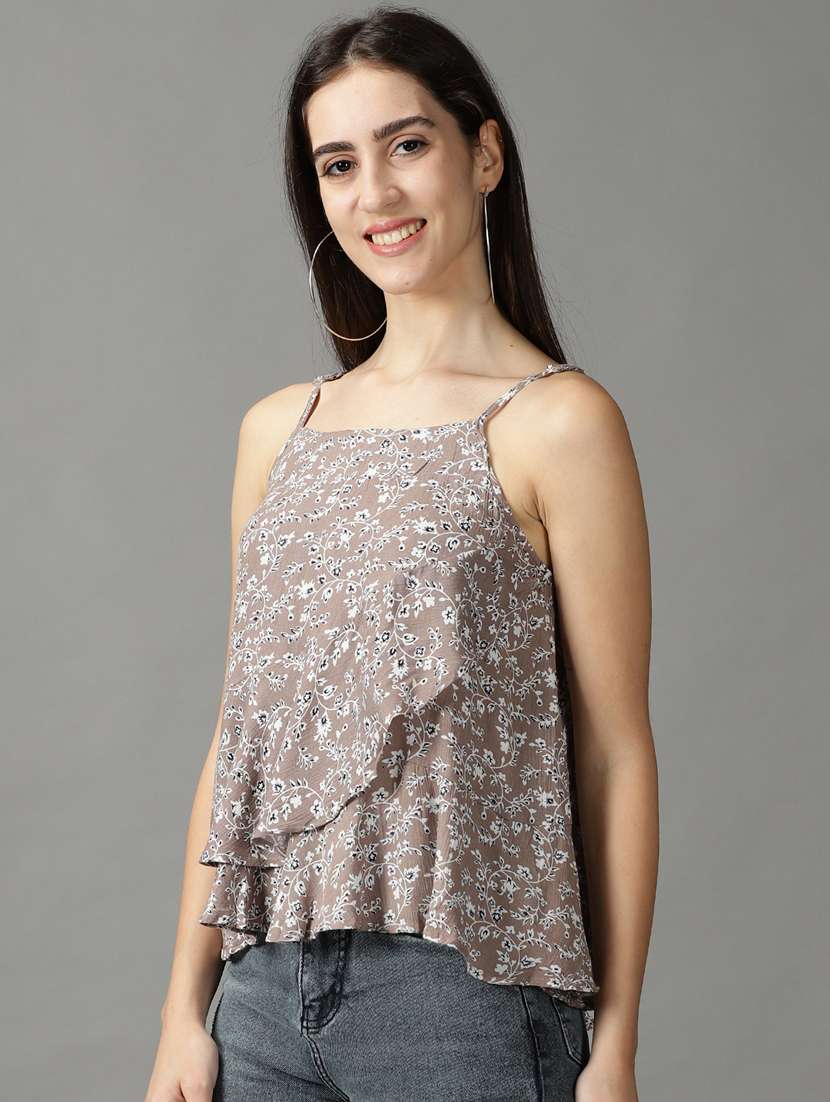 women's layered square neck top - 18824306 -  Standard Image - 1