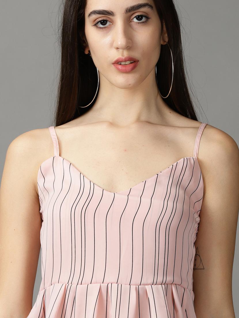 women's peplum shoulder strap top - 18824328 - Standard Image - 4