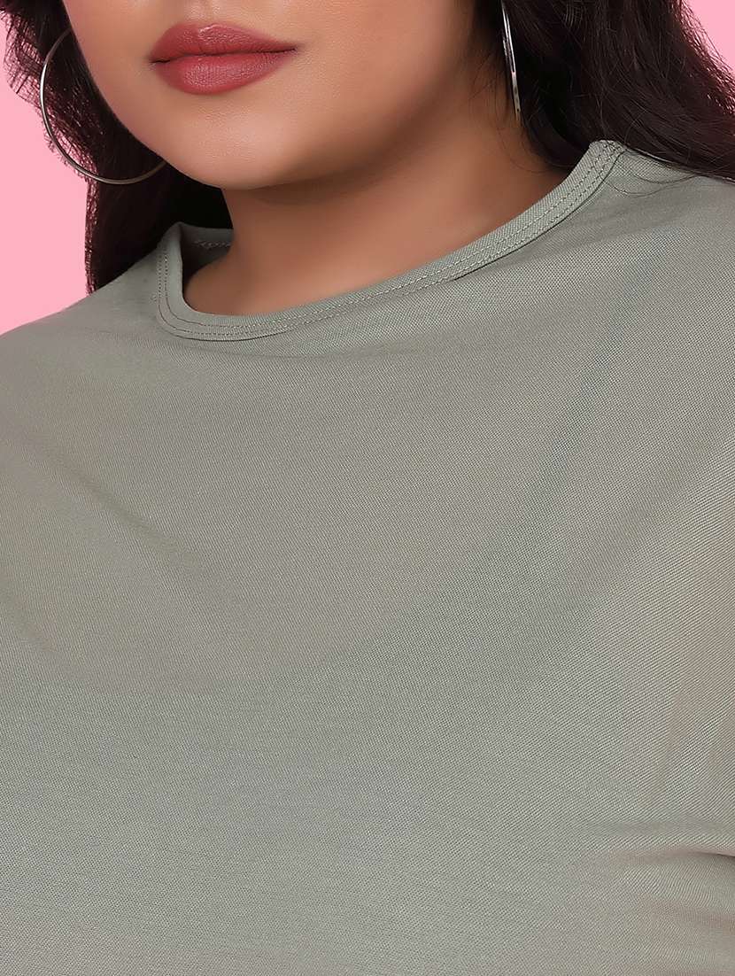 women's straight round neck top - 18824341 -  Standard Image - 6