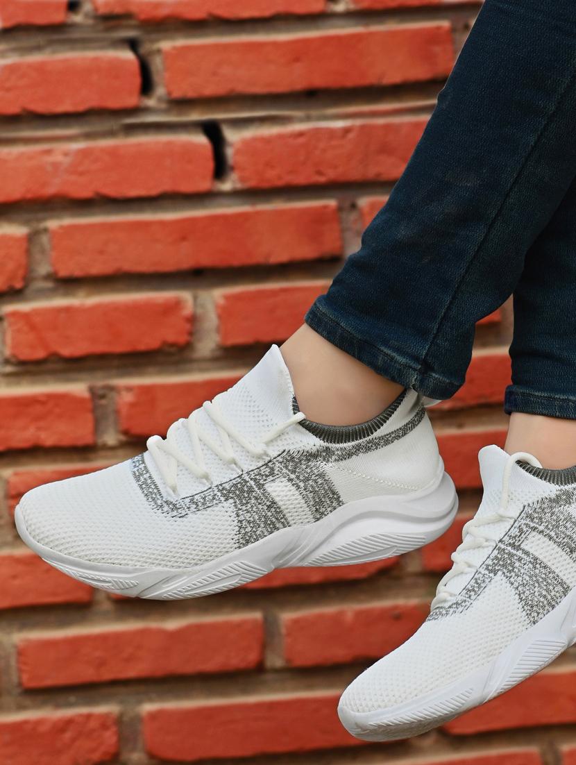 multi colored lace up sport shoes - 18824385 - Standard Image - 1