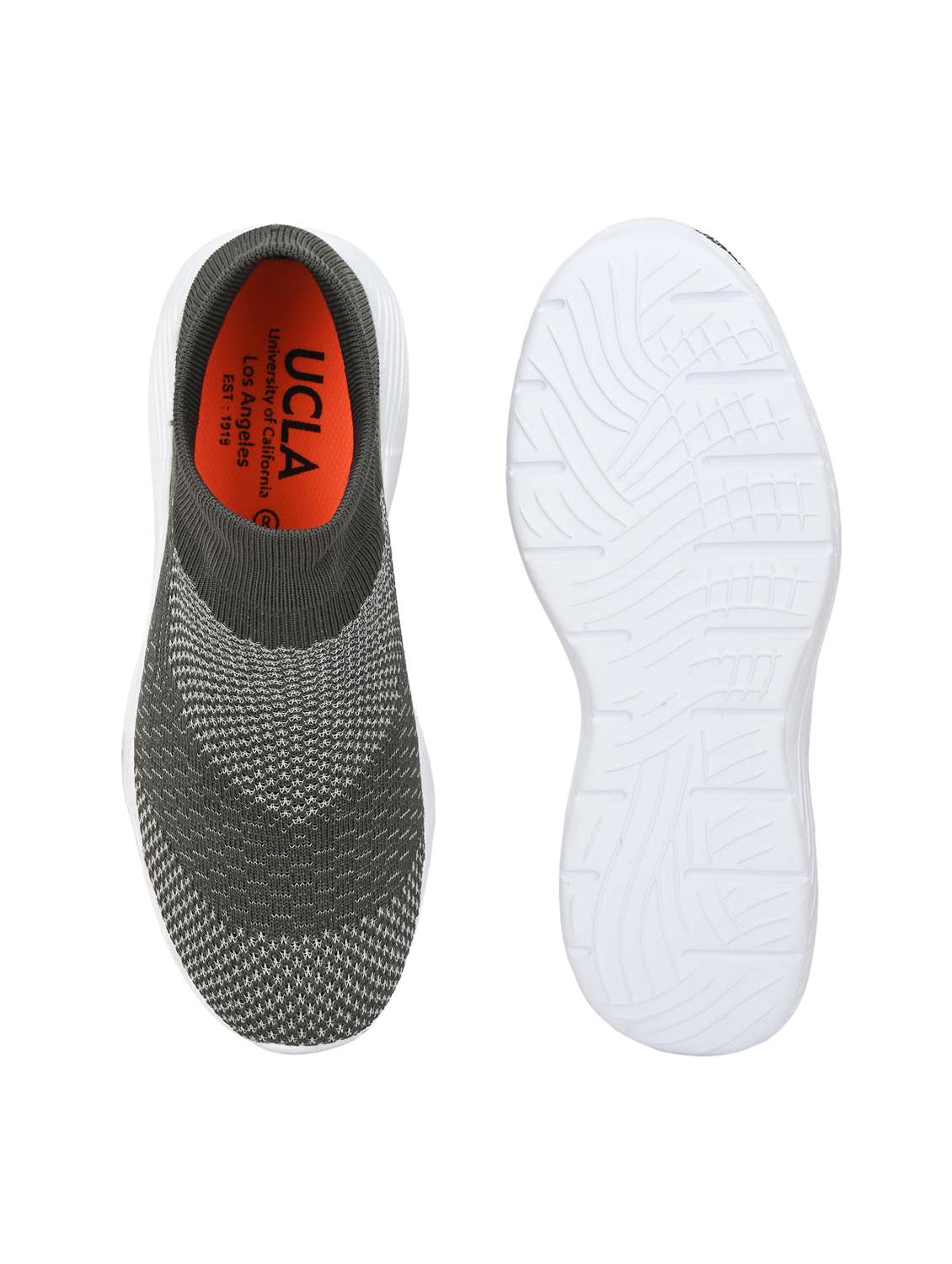 grey slip on sport shoes - 18824386 - Standard Image - 4