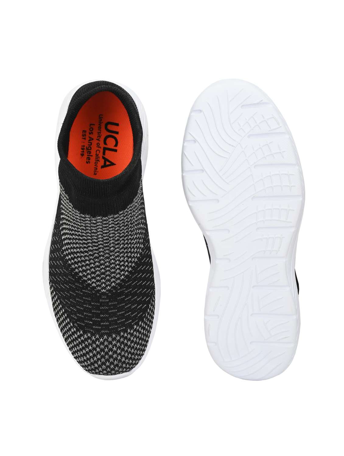 black slip on sport shoes - 18824387 -  Standard Image - 4
