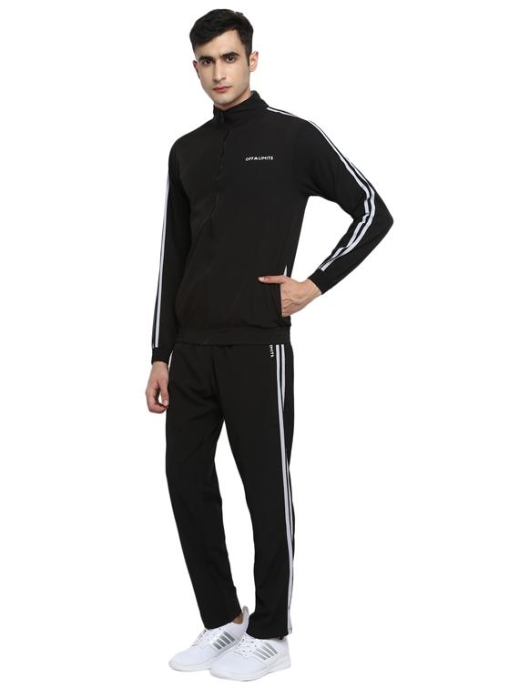 black coloured full length track suit - 18824417 -  Standard Image - 1