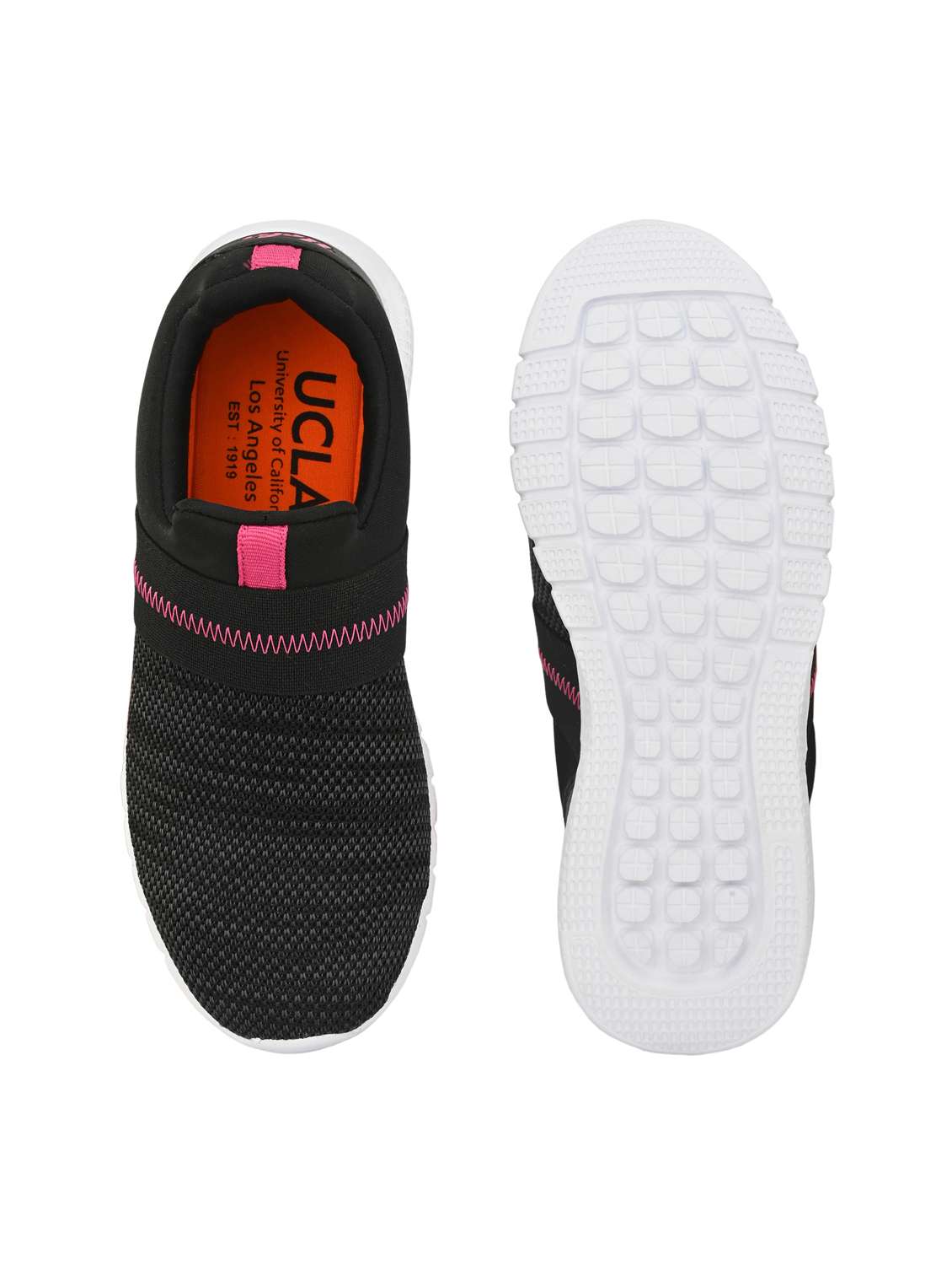 black slip on sport shoes - 18824456 - Standard Image - 4