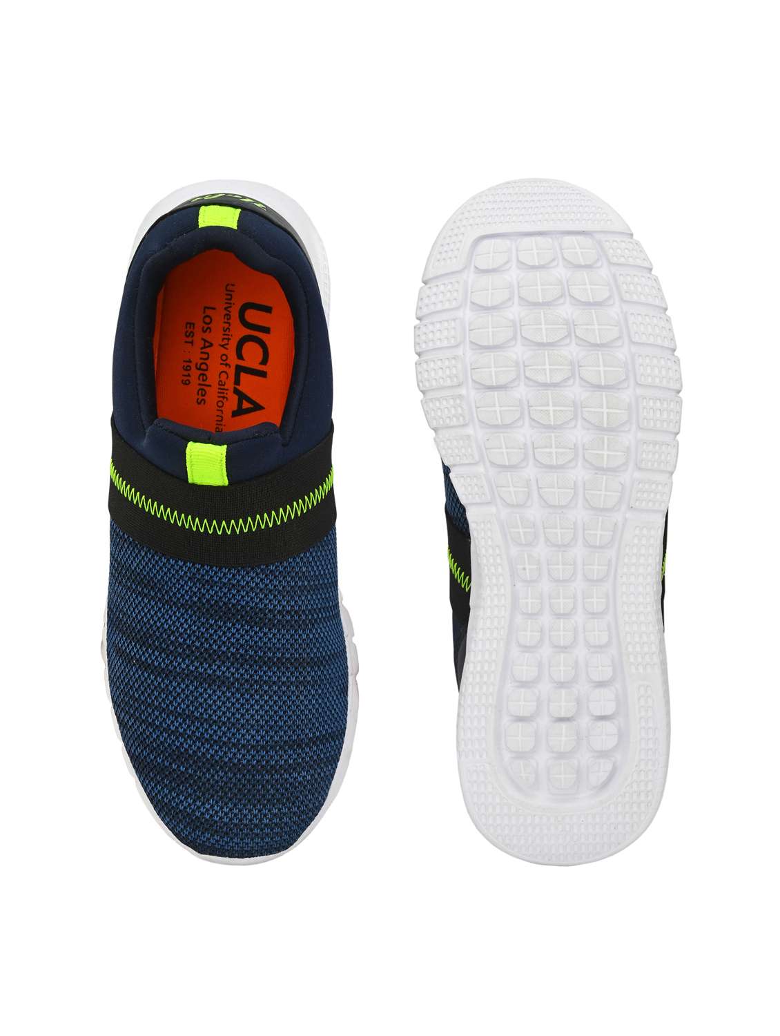 blue slip on sport shoes - 18824457 -  Standard Image - 1