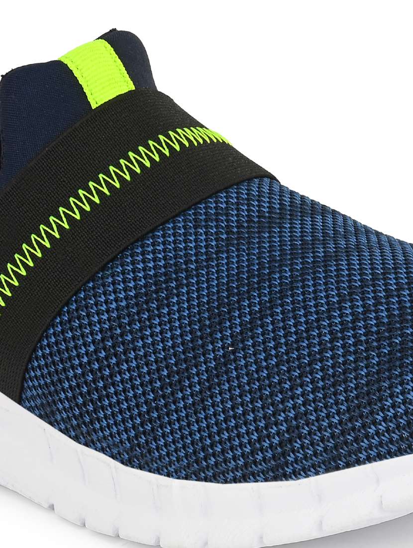 blue slip on sport shoes - 18824457 - Standard Image - 4